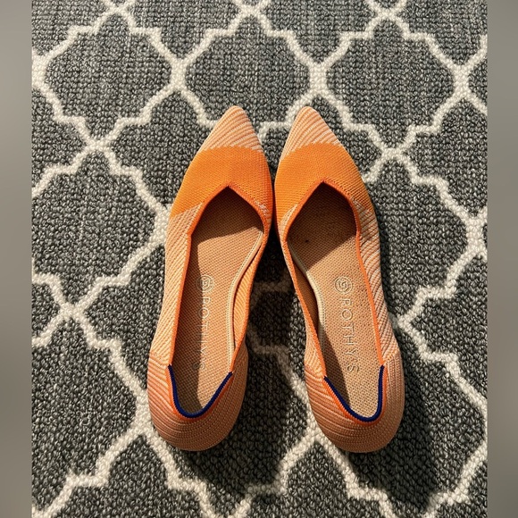 Rothy's Shoes - Orange Sherbet Point Rothy’s